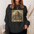 Cherokee Native Indian Retro Stamp Pride Strength Sweatshirt Gifts for Her