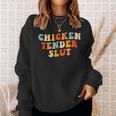 Chicken Tender Slut Retro Sweatshirt Gifts for Her