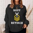 Chief Petty Officer Navy Retired Sweatshirt Gifts for Her