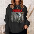 Chihuahua Dog Lovers Watch Out For The Monster Chizilla Sweatshirt Gifts for Her