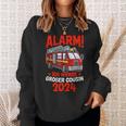 Children's Alarm Ich Werde Großer Cousin 2024 Fire Brigade Sweatshirt Geschenke für Sie