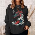 Chinese New Year 2024 Dragon Great Wave Year Of The Dragon Sweatshirt Gifts for Her