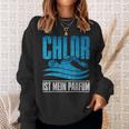 With Chlor Ist Mein Perfume Swimmen Swimmer Sweatshirt Geschenke für Sie