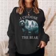 I Choose The Bear 2024 Bear In The Camp Trending Sweatshirt Gifts for Her