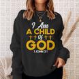 Christian Bible Verse John 31 Child Of God Cross Sweatshirt Gifts for Her