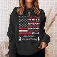 Christian White Straight Independence Day Memorial Day Pride Sweatshirt Gifts for Her