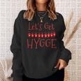 Christmas Let's Get Hygge Winter For Xmas Stockings Sweatshirt Gifts for Her