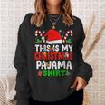 This Is My Christmas Pajama Christmas Sweatshirt Gifts for Her