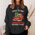 This Is My Christmas Pajama Rottweiler Truck Red Sweatshirt Gifts for Her
