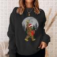 Christmas Sasquatch Rock Roll Carrying Bag Bigfoot Sweatshirt Gifts for Her