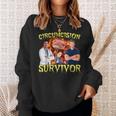 Circumcision Survivor Offensive Inappropriate Meme Sweatshirt Gifts for Her