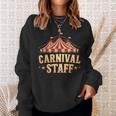 Circus Matching Carnival Staff Sweatshirt Gifts for Her