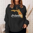 City Of Orlando Florida Vacation Souvenir Merch -Graphic Sweatshirt Gifts for Her