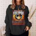 Clarksville New Hampshire Total Solar Eclipse Chicken Sweatshirt Gifts for Her