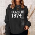 Class Of 1974 50Th Reunion High School Senior Graduation Sweatshirt Gifts for Her