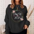 Class Of 2025 Senior 2025 Cute Arrow Flowers For Girls Women Sweatshirt Gifts for Her