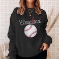 Cleveland Hometown Indian Tribe For Baseball Fans Sweatshirt Gifts for Her