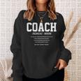 Coach Definition Handball Football Trainer Sport Sweatshirt Gifts for Her