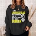 College Sports Lacrosse Player Father's Day Saying Lacrosse Sweatshirt Gifts for Her