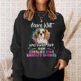 Colourful Cavalier King Charles Spaniel Dog Mummy Sweatshirt Gifts for Her