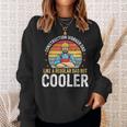 Construction Worker Dad Much Cooler Father Mens Sweatshirt Gifts for Her