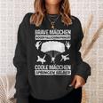 Coole Mädchen Springen Itself Parachute Jumping Sweatshirt Geschenke für Sie