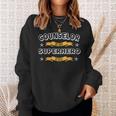 Counselor By Day Superhero By Night Sweatshirt Gifts for Her