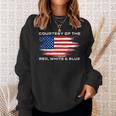 Courtesy Red White And Blue Ic America Us Flag Sweatshirt Gifts for Her
