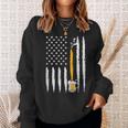 Craft Beer American Flag Pouring Beer Stein Patriotic Sweatshirt Gifts for Her