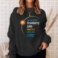 Cranberry Lake New York Ny Total Solar Eclipse 2024 1 Sweatshirt Gifts for Her