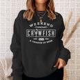 Crawfish Boil Weekend Forecast Cajun Beer Party Men Sweatshirt Gifts for Her