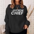 Crew Chief Pit Crew Racing Team Racer Car Sweatshirt Gifts for Her