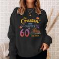 Cruisin' Into 60 Est 1964 60Th Birthday Cruise Cruising Sweatshirt Gifts for Her