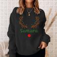 Custom Name Christmas Matching Family Pajama Samara Sweatshirt Gifts for Her