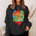 Cute Dinosaur Dinosaurs Prehistoric Dinos Sweatshirt Geschenke für Sie