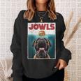 Cute English Mastiff Jowls Burger Bullmastiff Dog Mom Dad Sweatshirt Gifts for Her