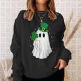 Cute Ghost Lucky St Patrick's Day Costume Boujee Boo-Jee Sweatshirt Gifts for Her