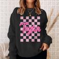 Cute Pink Taylor First Name Personalized Birthday Sweatshirt Gifts for Her