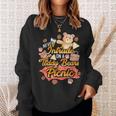 Cute Teddy Bear Never Intrude On A Picnic Toy Cartoon Sweatshirt Gifts for Her