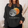 Cute Totality Solar Eclipse 2024 I Got Mooned April 8Th 2024 Sweatshirt Gifts for Her
