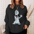 Dabbing Easter Bunny Easter Dab Dance Easter Bunny Sweatshirt Geschenke für Sie