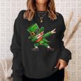 Dabbing Leprechaun St Patrick's Day Irish Dab Dance Sweatshirt Gifts for Her