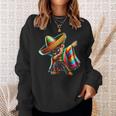 Dabbing Mexican Poncho Cinco De Mayo Boys Toddlers Sweatshirt Gifts for Her