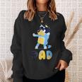 Dad Dogcartoon Dog Lovers Family Matching Birthday Party Sweatshirt Gifts for Her