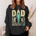 Dad A Sons First Hero A Daughters First Love For Fathers Day Sweatshirt Gifts for Her