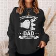 Dad Of Triplets Announcement Fathers Day Daddy Triplet Dad Sweatshirt Gifts for Her