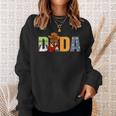 Dada Birthday Boy Western Rodeo Family Party Decorations Sweatshirt Gifts for Her