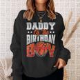 Daddy Basketball Birthday Boy Family Baller B-Day Party Sweatshirt Gifts for Her