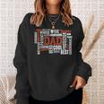 Daddy Legend Protector Provider Hero Father's Day Dad Sweatshirt Gifts for Her