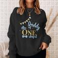 Daddy Of Mr One-Derful Party Blue-Gold Dad Boy 1St Birthday Sweatshirt Gifts for Her